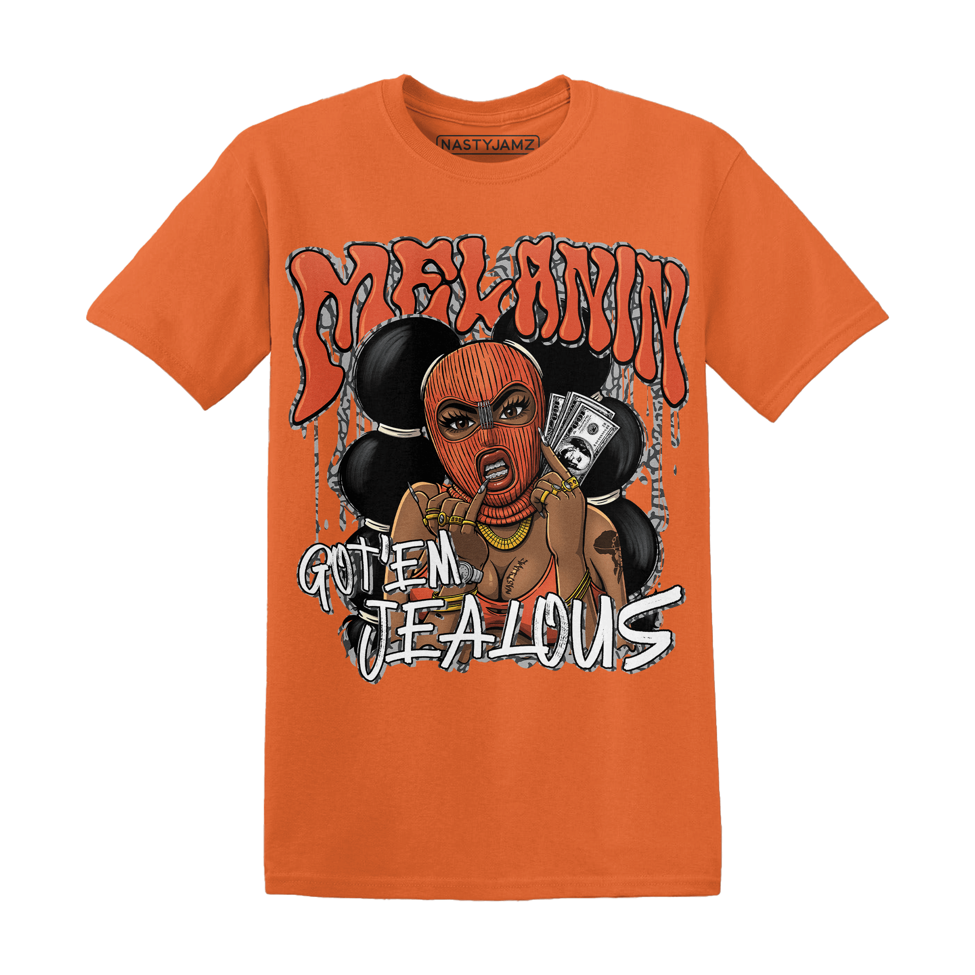 Georgia Peach 3s T Shirt Match Melanin Got Em Jealous - NastyJamz