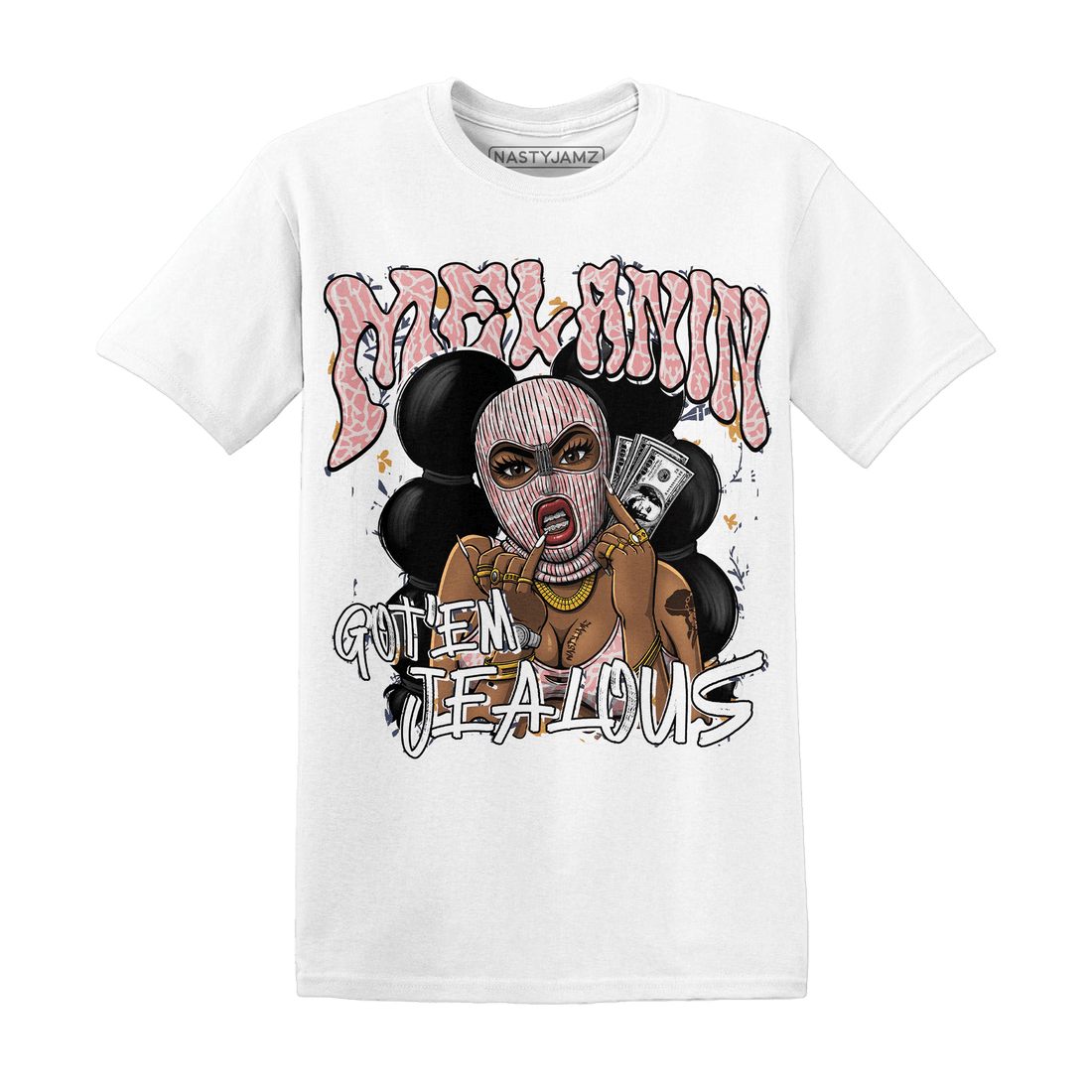 Red Stardust 3s T Shirt Match Melanin Got Em Jealous - NastyJamz