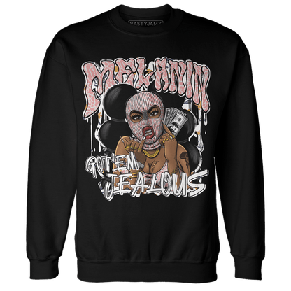 Red Stardust 3s Sweatshirt Match Melanin Got Em Jealous - NastyJamz