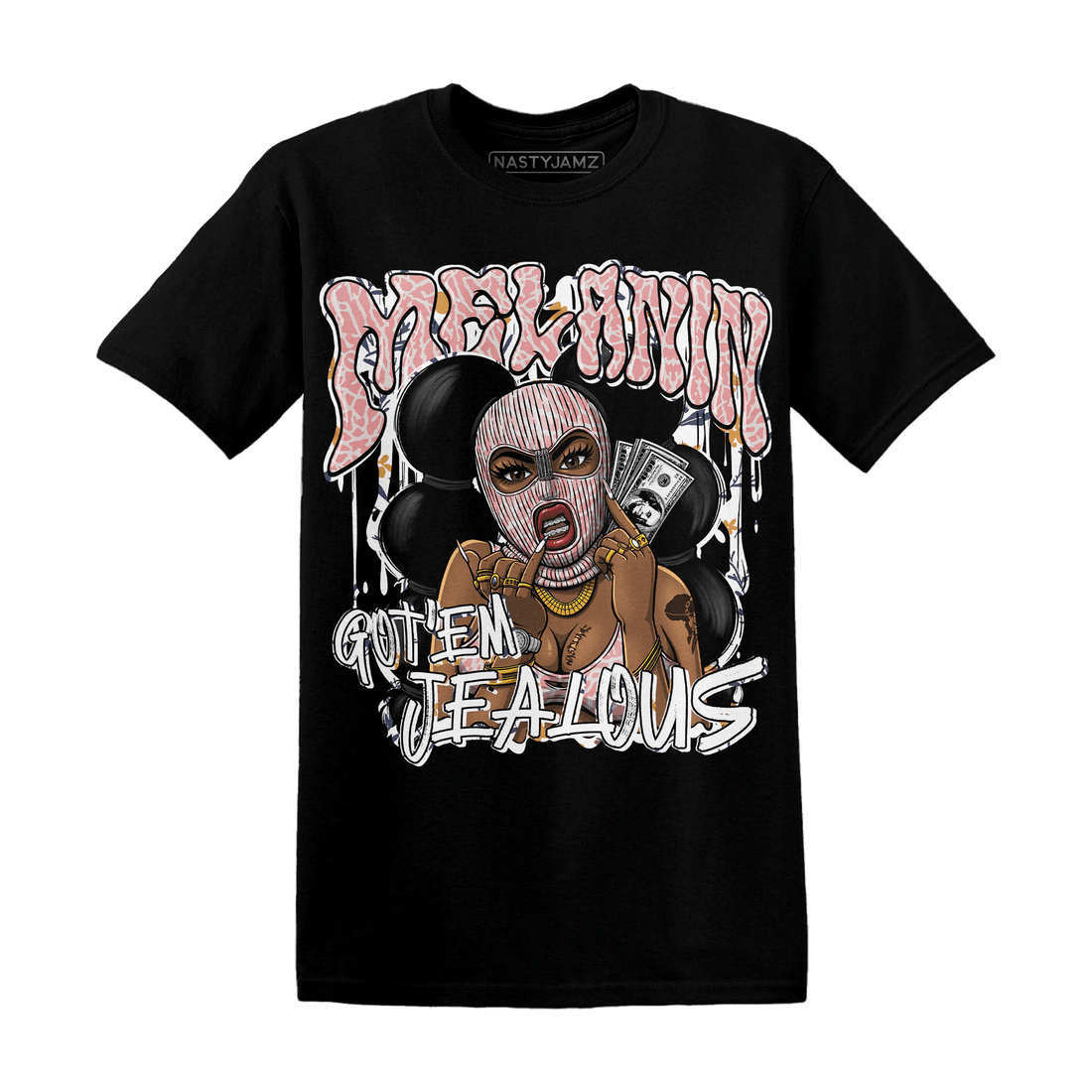 Red Stardust 3s T Shirt Match Melanin Got Em Jealous - NastyJamz