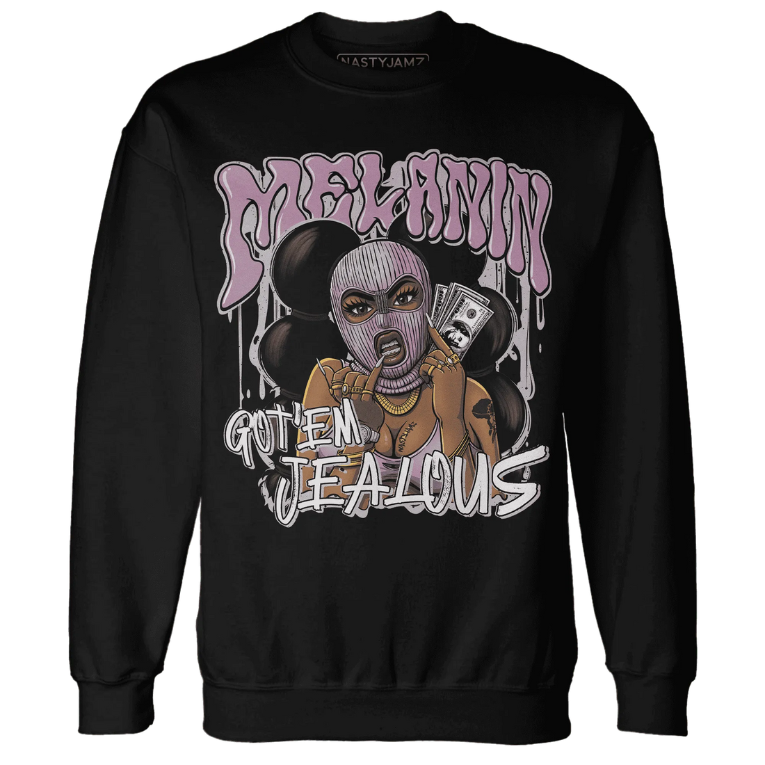 Orchid-Neutral-Grey-Black-White-4s-NastyJamz-Sweatshirt-Match-Melanin-Got-Em-Jealous