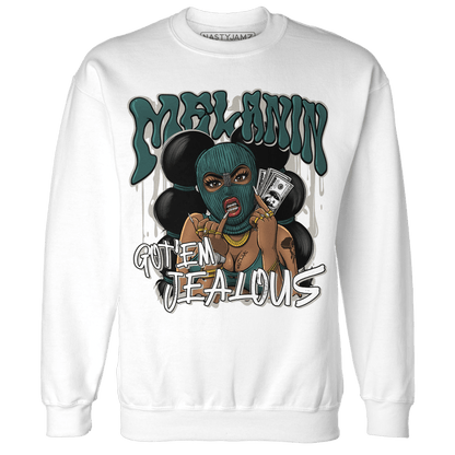 Oxidized Green 4s Sweatshirt Match Melanin Got Em Jealous - NastyJamz