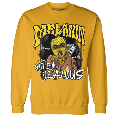 Vivid Sulfur 4s Sweatshirt Match Melanin Got Em Jealous - NastyJamz