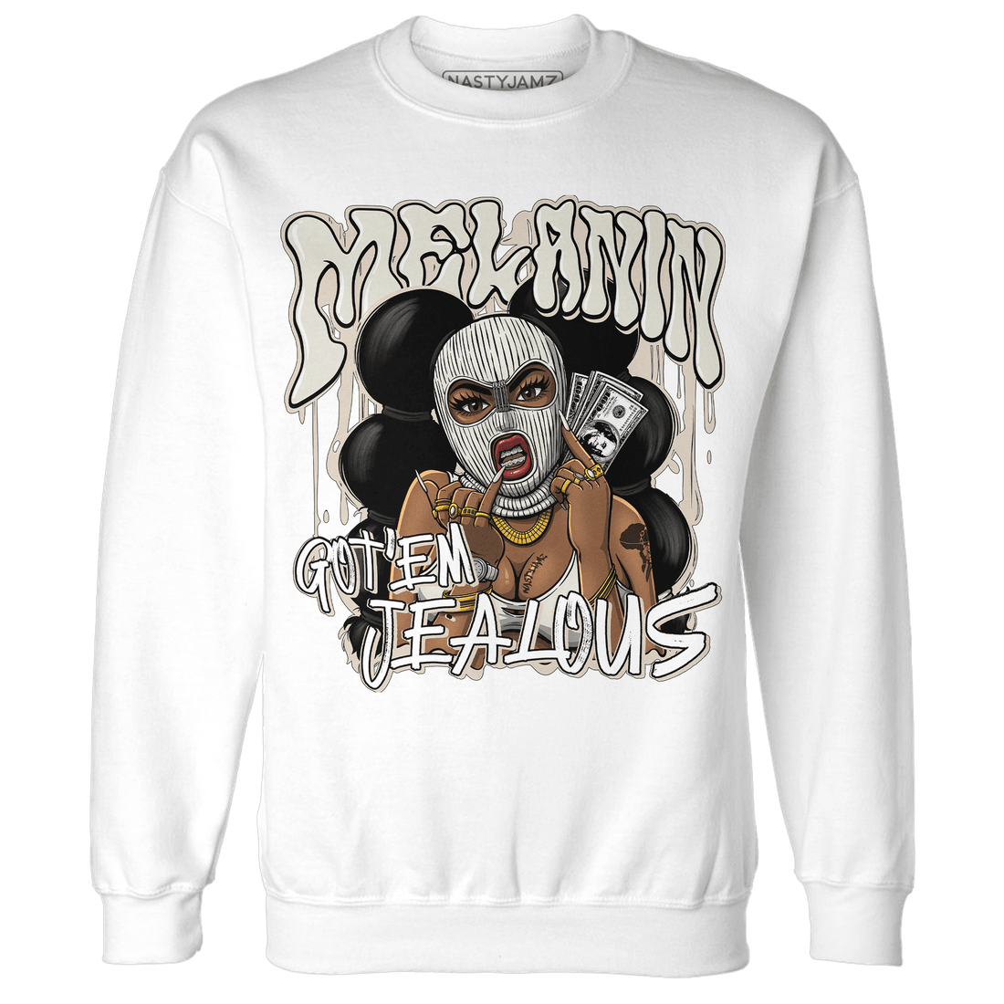 SE Sail 5s Sweatshirt Match Melanin Got Em Jealous - NastyJamz