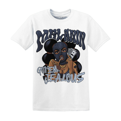 White-Navy-6s-T-Shirt-Match-Melanin-Got-Em-Jealous