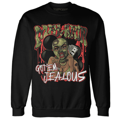 AM-90-Dark-Sage-Solar-Red-NastyJamz-Sweatshirt-Match-Melanin-Got-Em-Jealous