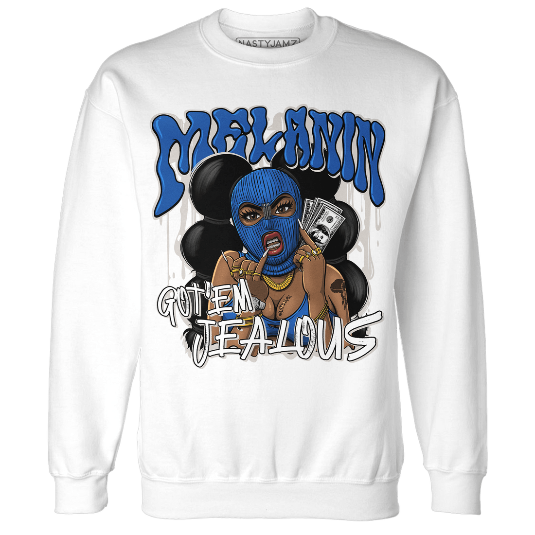 Air Max 1 86 Royal Sweatshirt Match Melanin Got Em Jealous - NastyJamz