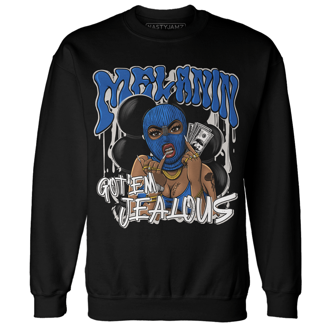 Air Max 1 86 Royal Sweatshirt Match Melanin Got Em Jealous - NastyJamz