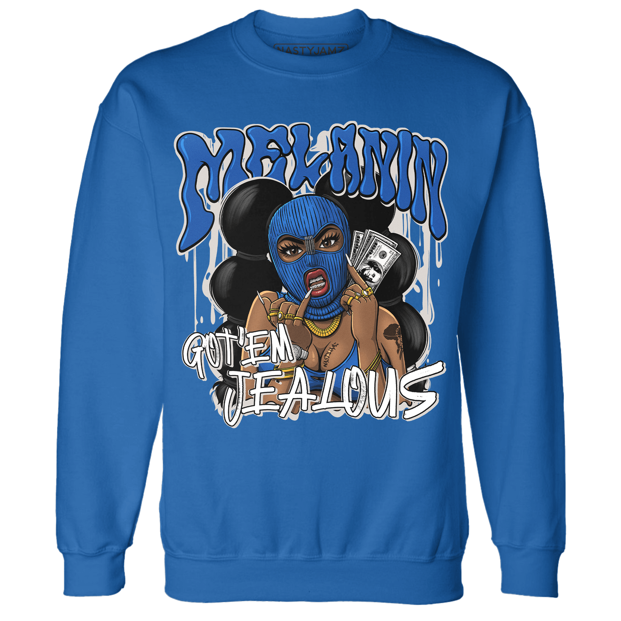 Air Max 1 86 Royal Sweatshirt Match Melanin Got Em Jealous - NastyJamz