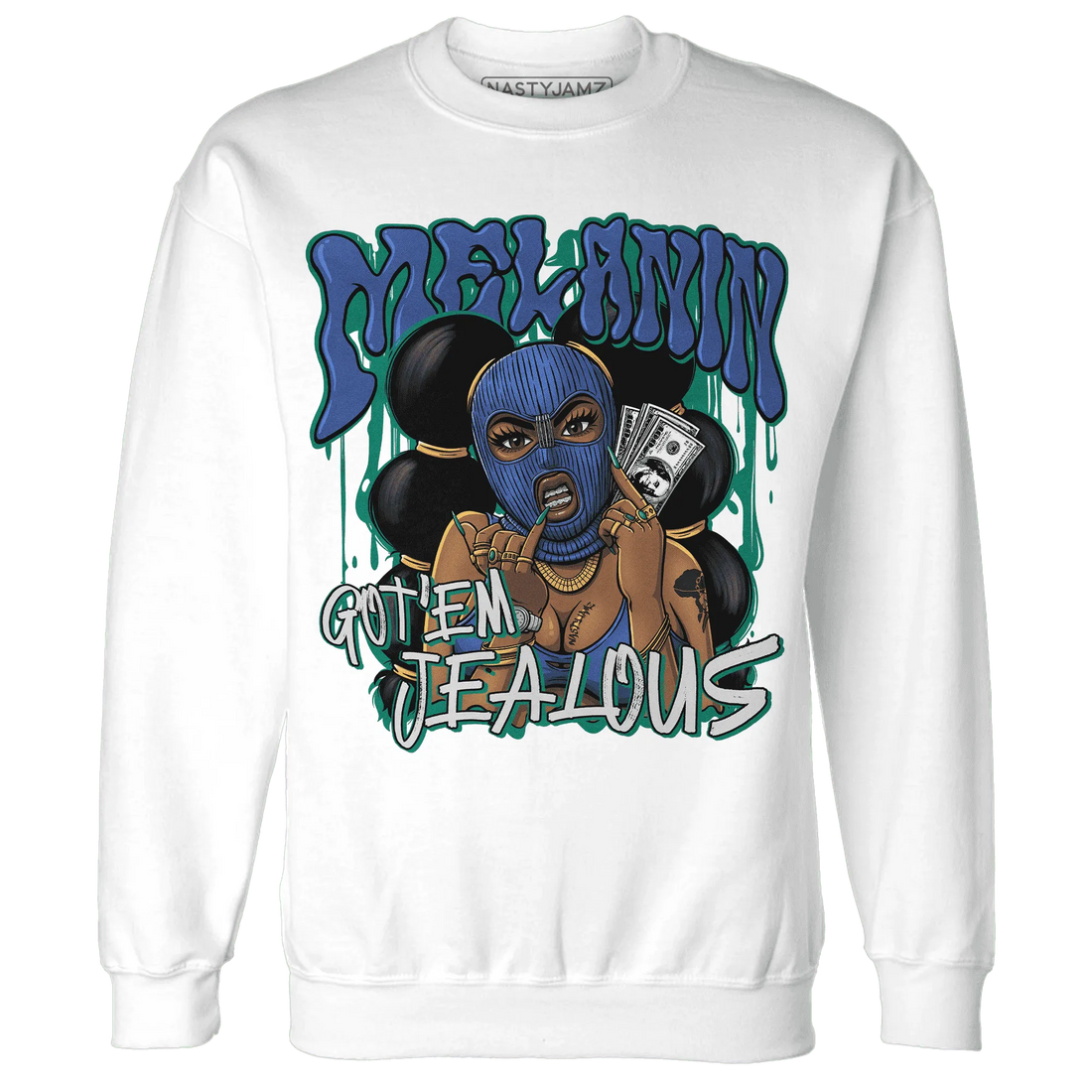Dunk-Hyper-Royal-Malachite-NastyJamz-Sweatshirt-Match-Melanin-Got-Em-Jealous