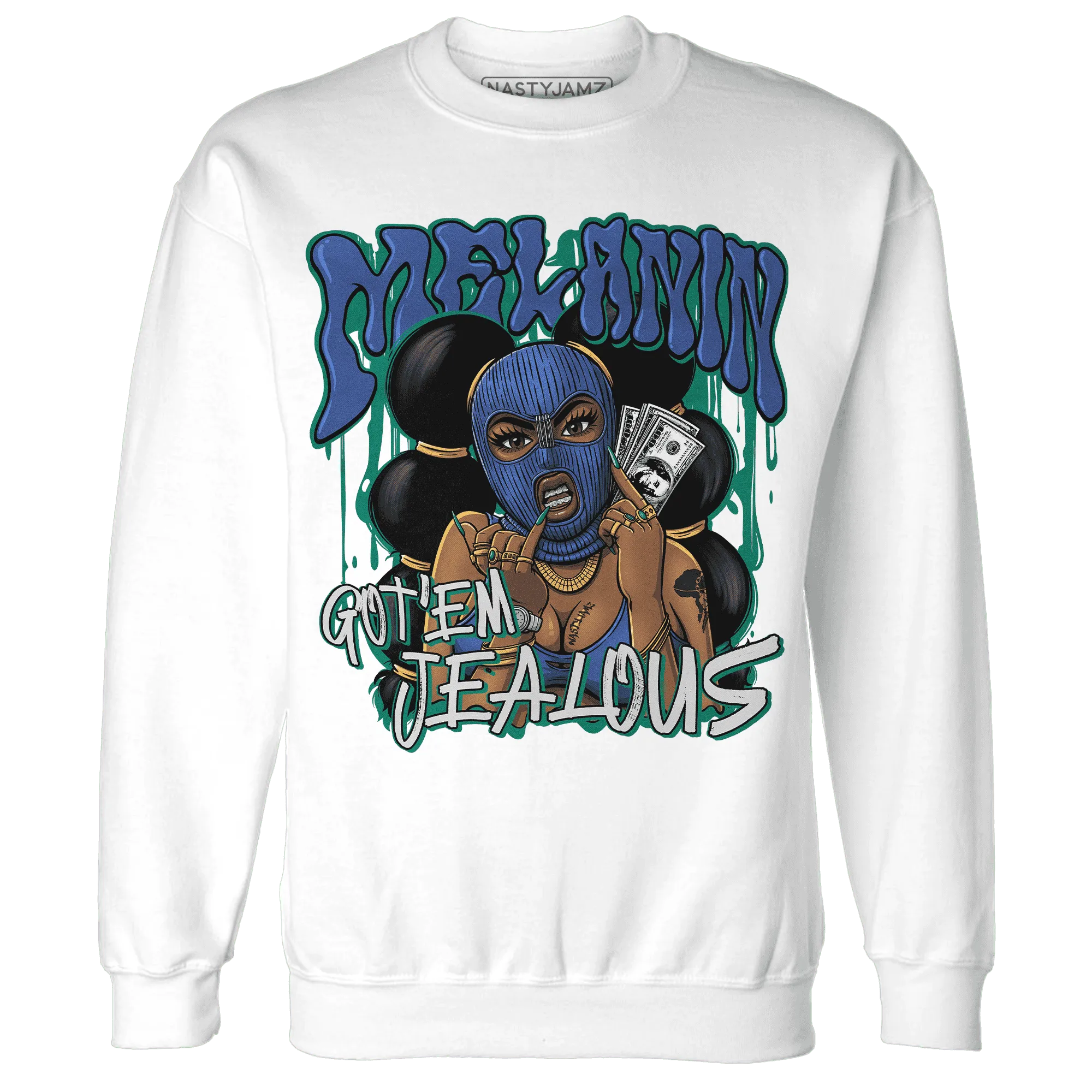 Dunk-Hyper-Royal-Malachite-NastyJamz-Sweatshirt-Match-Melanin-Got-Em-Jealous