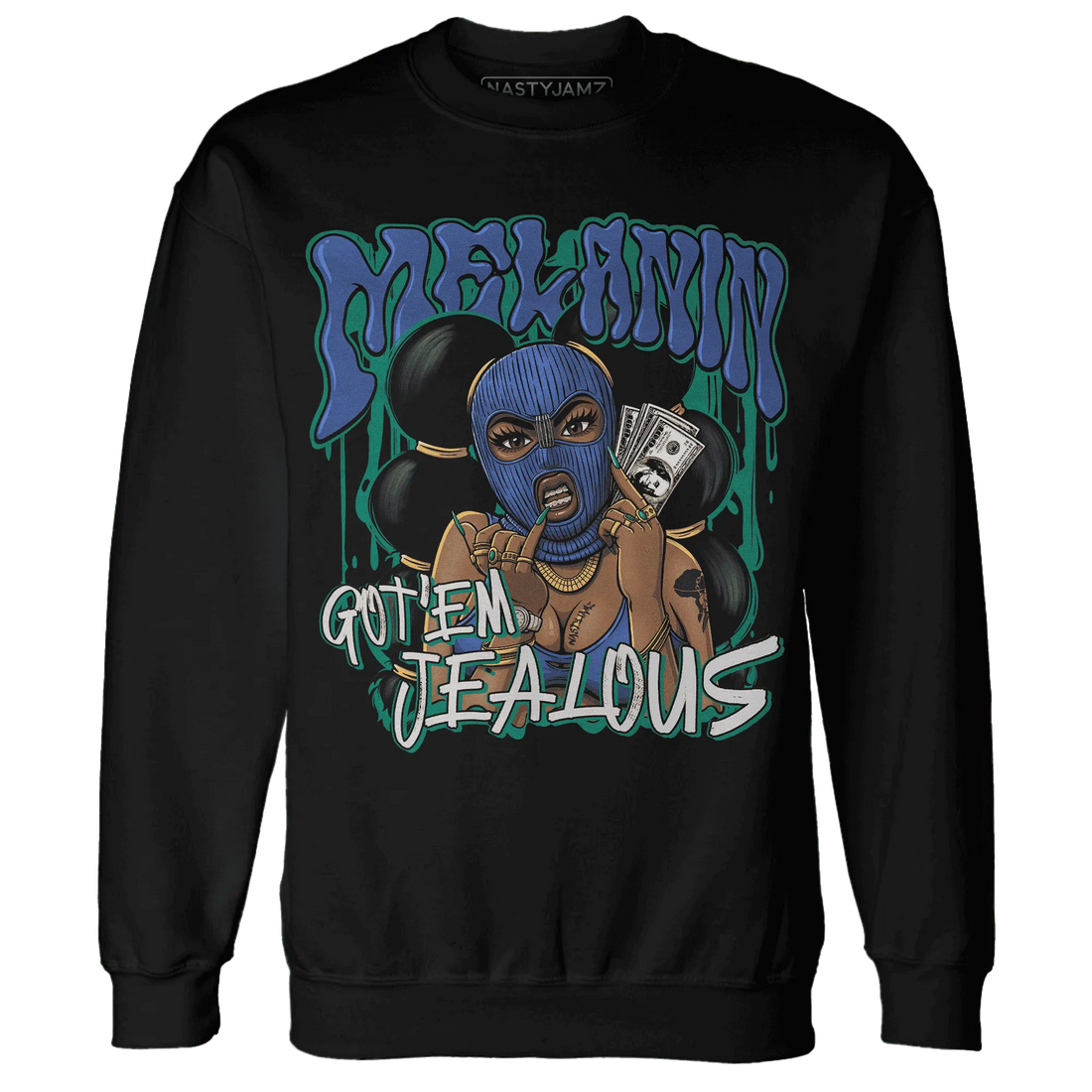 Dunk-Hyper-Royal-Malachite-NastyJamz-Sweatshirt-Match-Melanin-Got-Em-Jealous