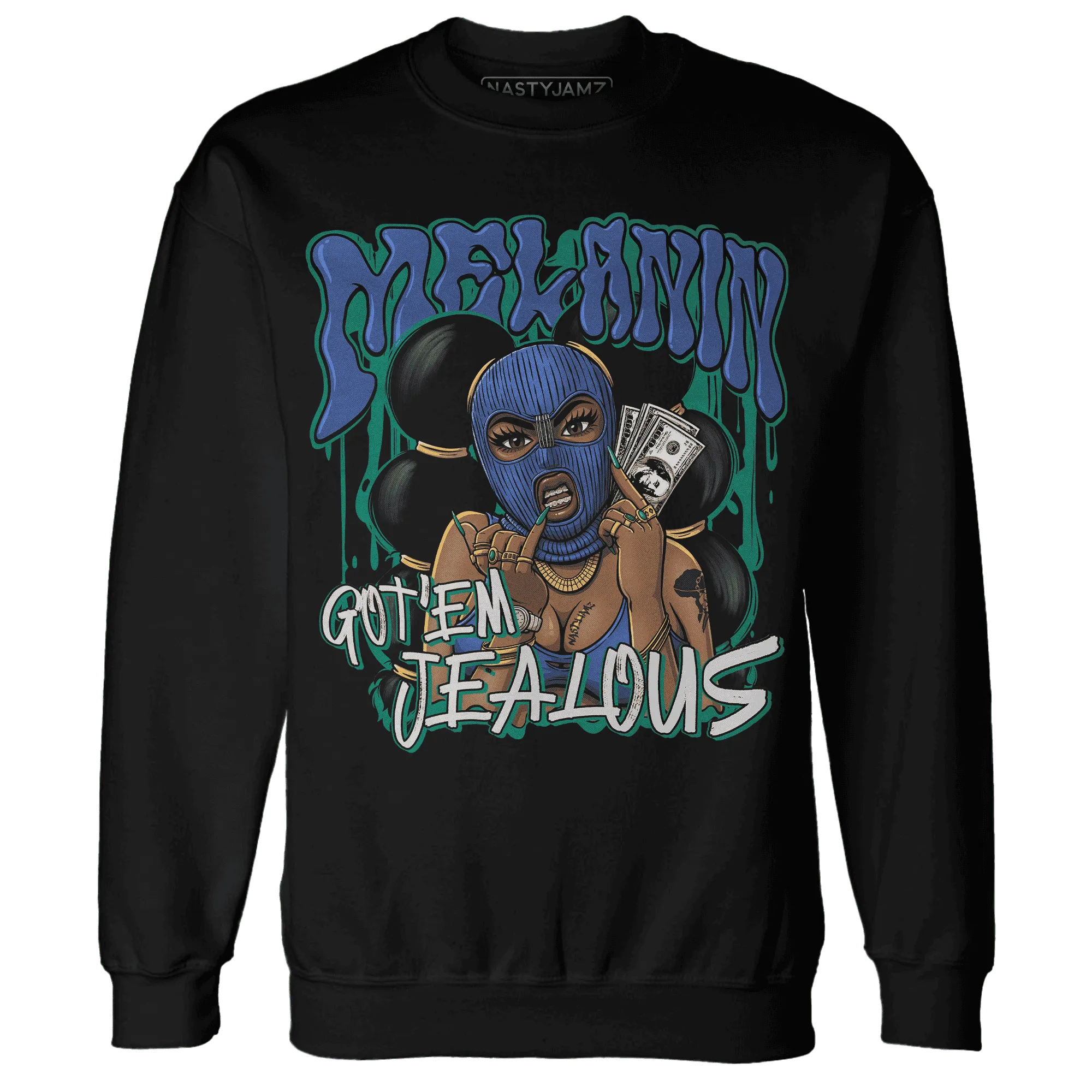 Dunk-Hyper-Royal-Malachite-NastyJamz-Sweatshirt-Match-Melanin-Got-Em-Jealous