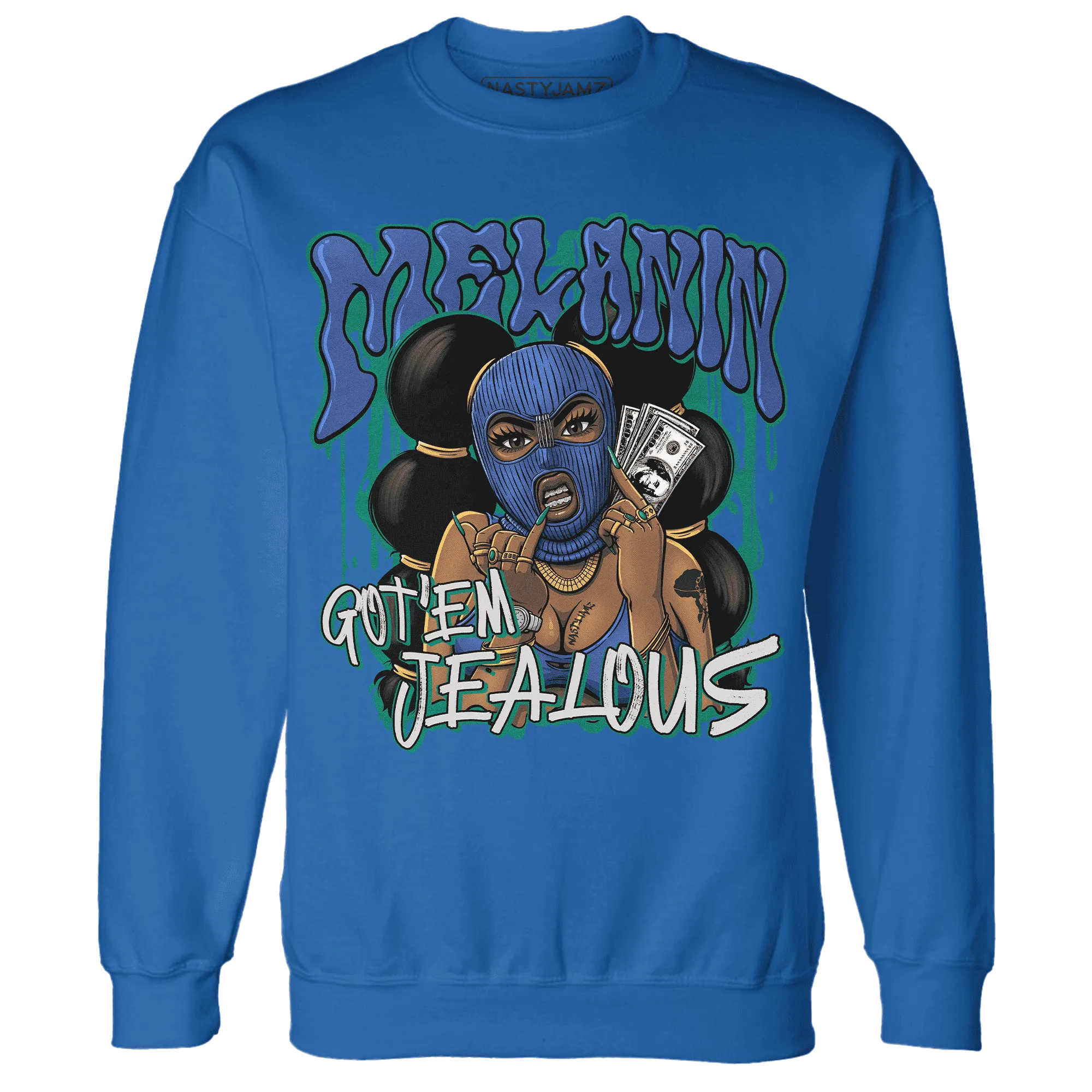 Dunk-Hyper-Royal-Malachite-NastyJamz-Sweatshirt-Match-Melanin-Got-Em-Jealous