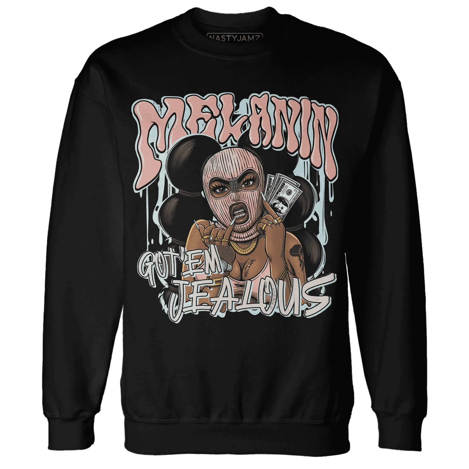 Dunk-Low-Glacier-Blue-Arctic-Orange-NastyJamz-Sweatshirt-Match-Melanin-Got-Em-Jealous