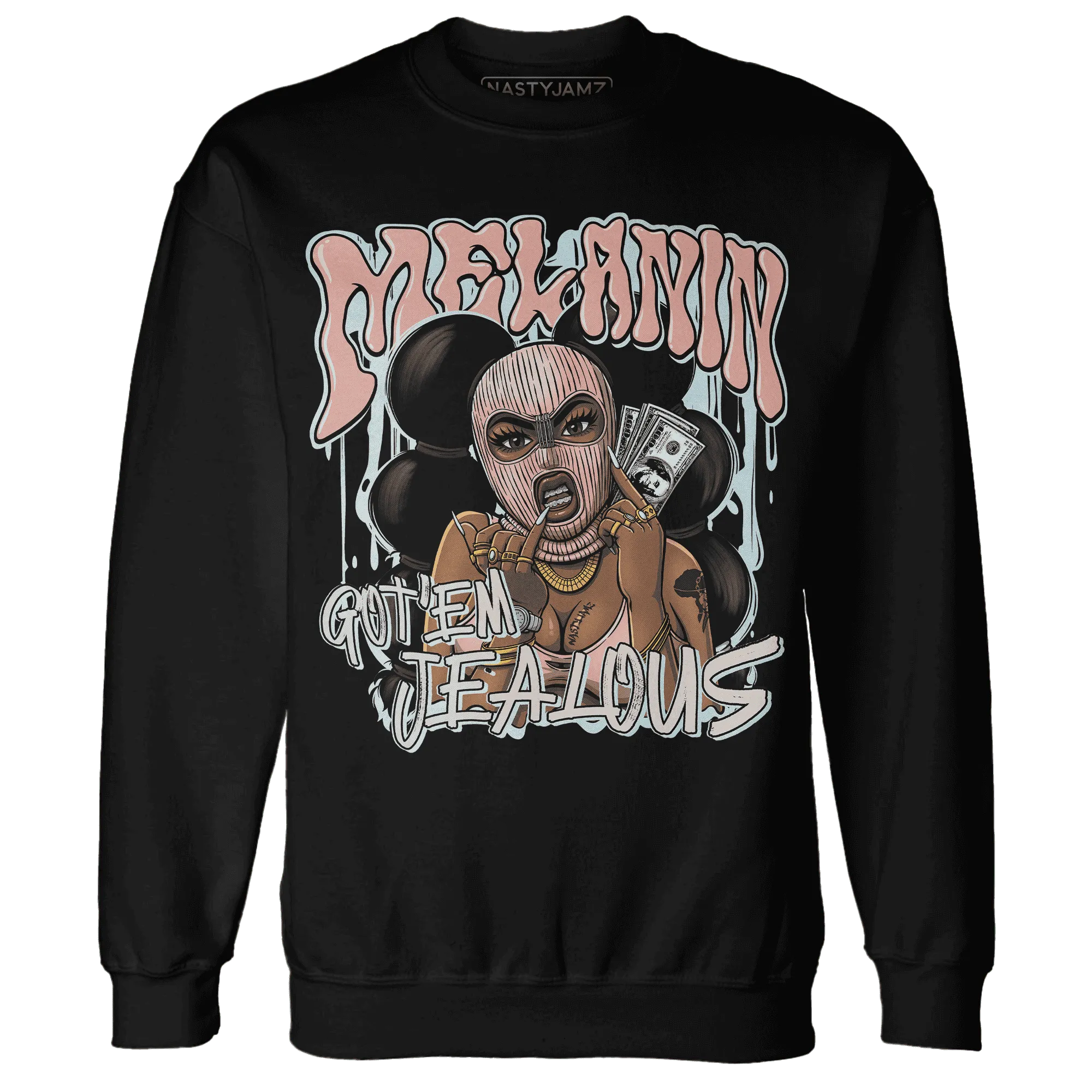 Dunk-Low-Glacier-Blue-Arctic-Orange-NastyJamz-Sweatshirt-Match-Melanin-Got-Em-Jealous
