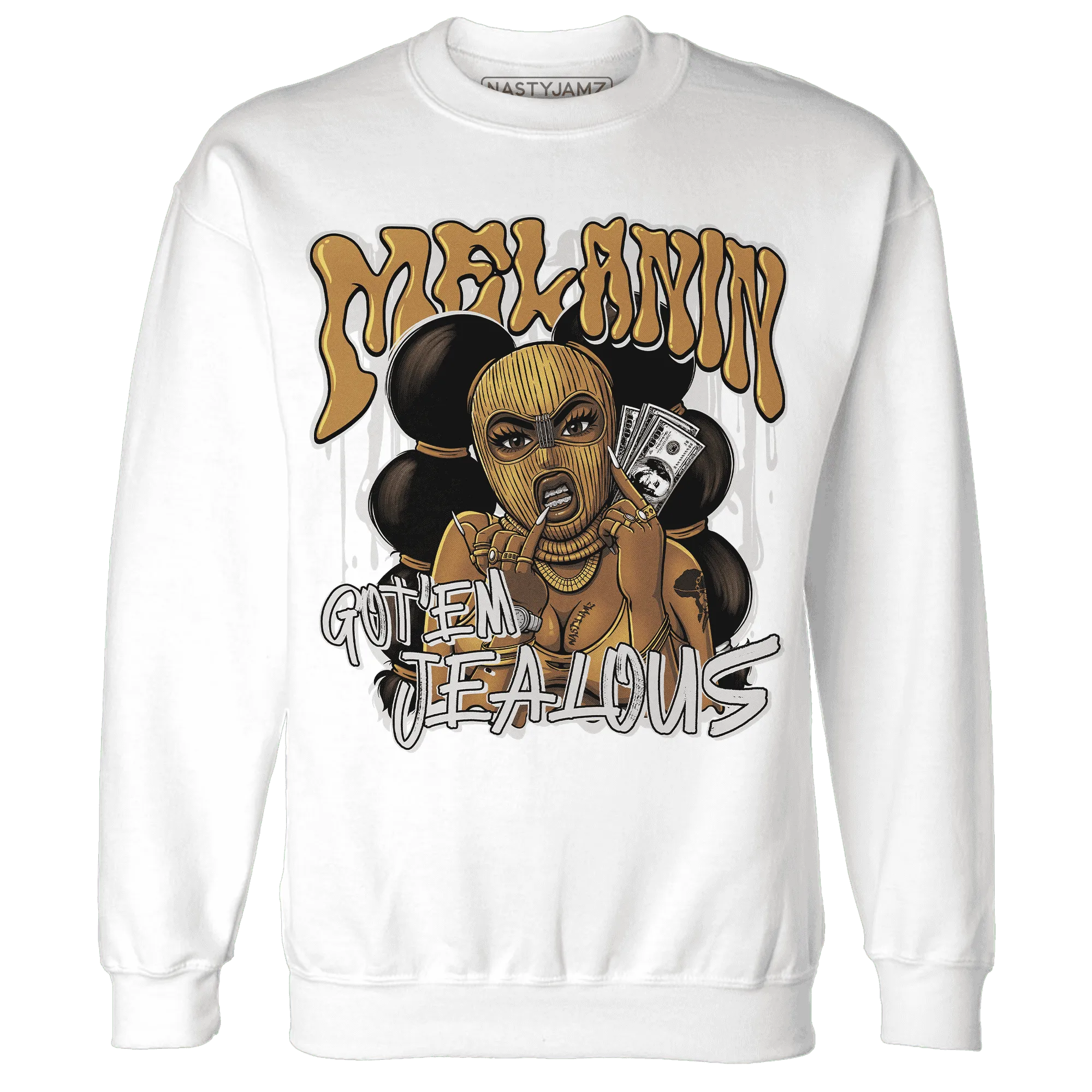 Dunk-Low-Retro-Wheat-Orange-NastyJamz-Sweatshirt-Match-Melanin-Got-Em-Jealous