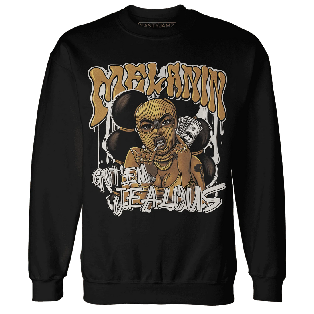 Dunk-Low-Retro-Wheat-Orange-NastyJamz-Sweatshirt-Match-Melanin-Got-Em-Jealous
