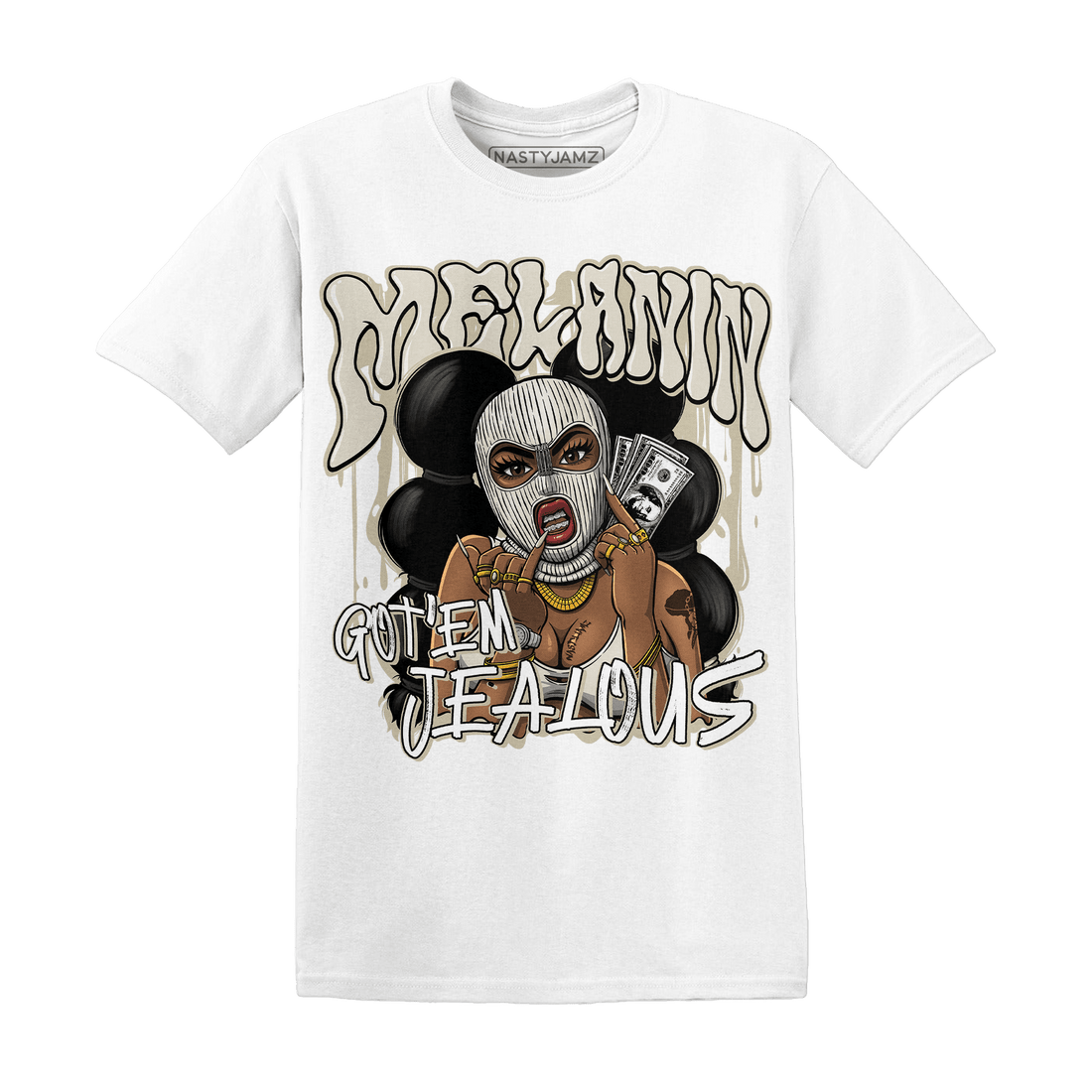 Gratitude 11s T Shirt Match Melanin Got Em Jealous - NastyJamz