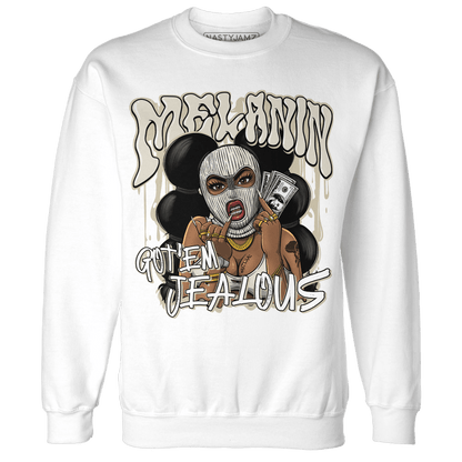 Gratitude 11s Sweatshirt Match Melanin Got Em Jealous - NastyJamz
