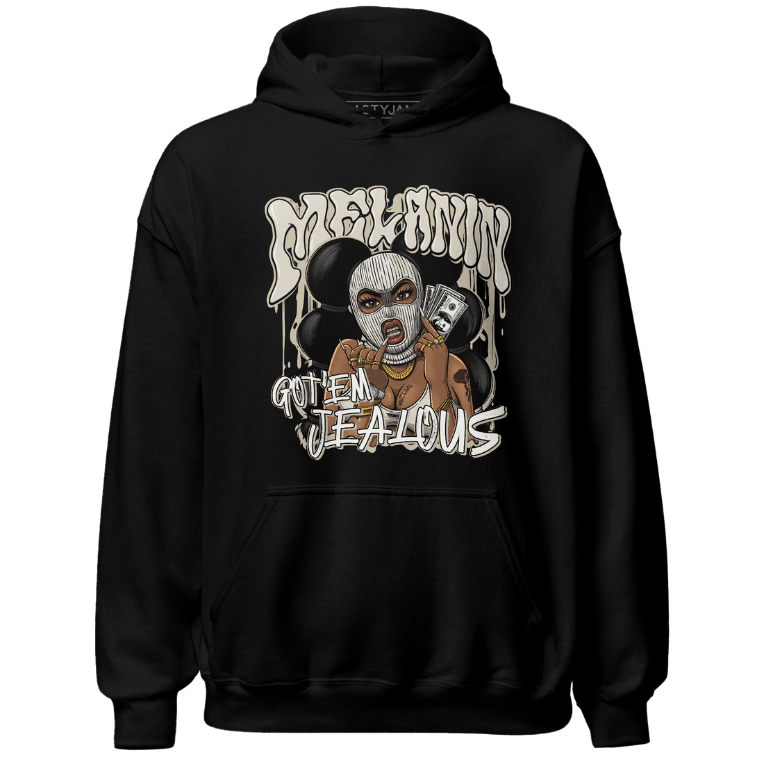 Gratitude 11s Hoodie Match Melanin Got Em Jealous - NastyJamz