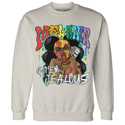 Mid GS Six Championships 1s Sweatshirt Match Melanin Got Em Jealous - NastyJamz