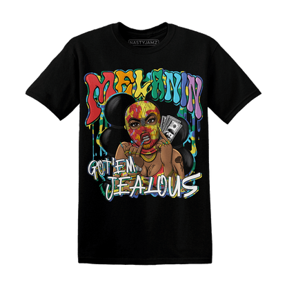 Mid GS Six Championships 1s T Shirt Match Melanin Got Em Jealous - NastyJamz