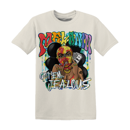 Mid GS Six Championships 1s T Shirt Match Melanin Got Em Jealous - NastyJamz