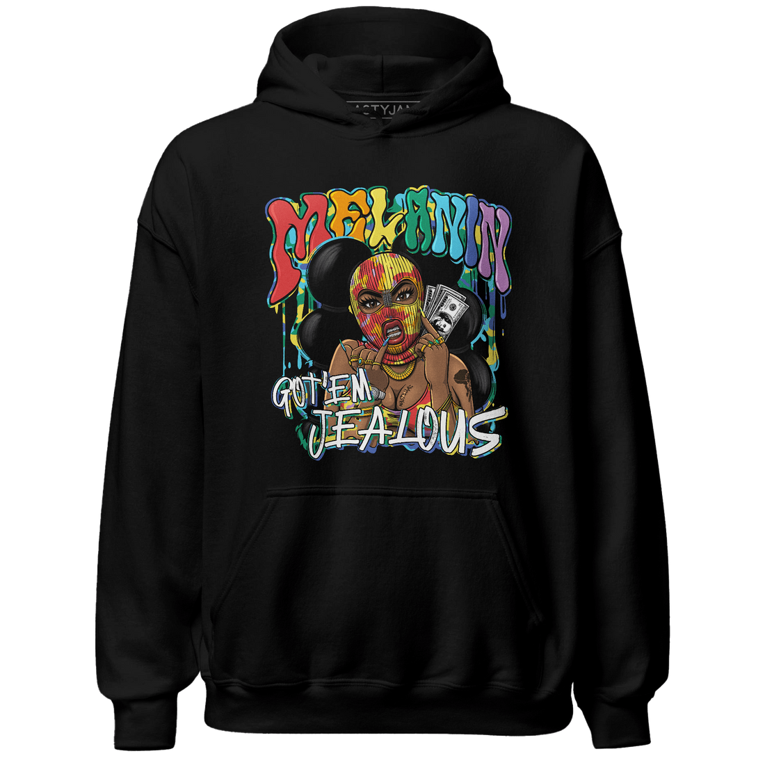 Mid GS Six Championships 1s Hoodie Match Melanin Got Em Jealous - NastyJamz