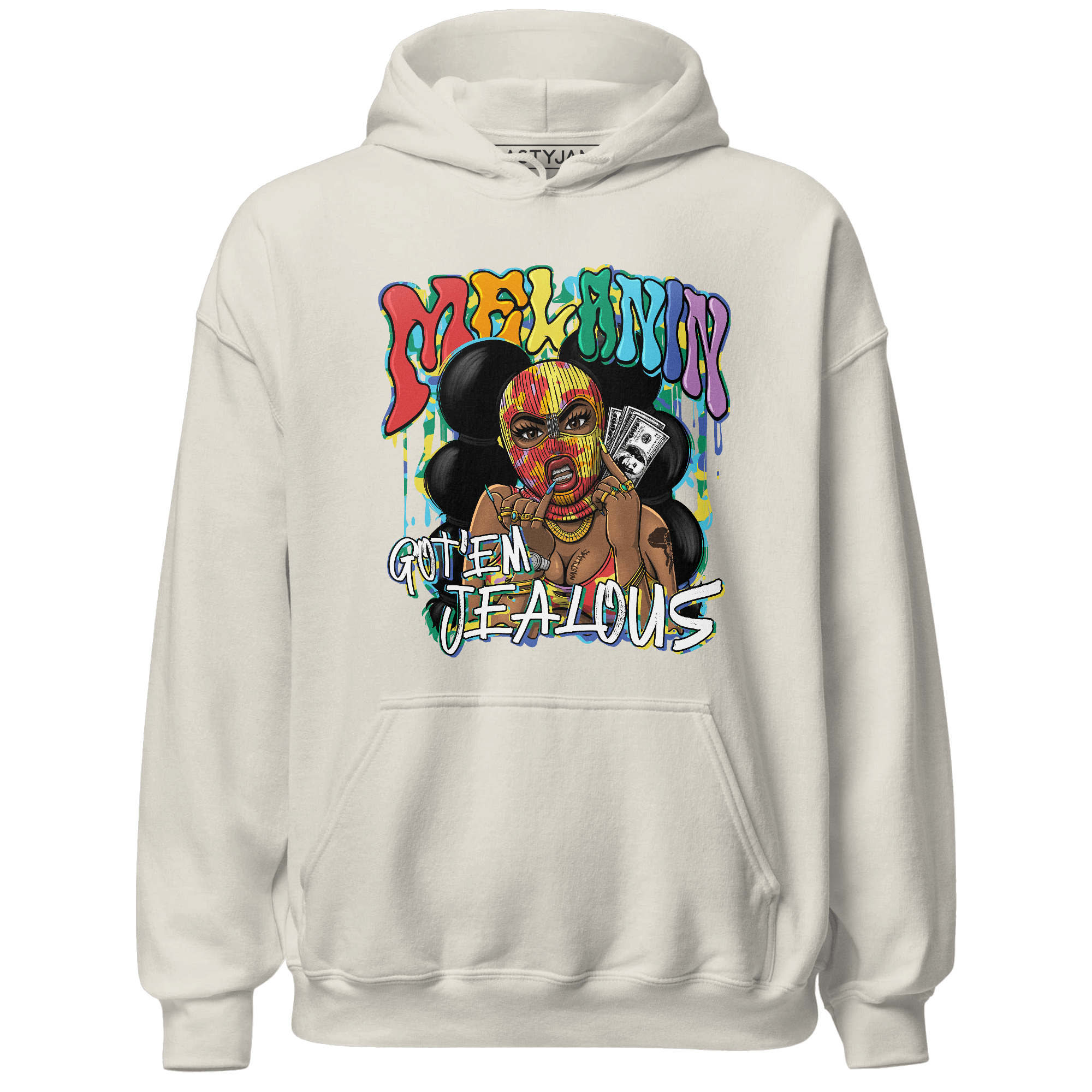 Mid GS Six Championships 1s Hoodie Match Melanin Got Em Jealous - NastyJamz