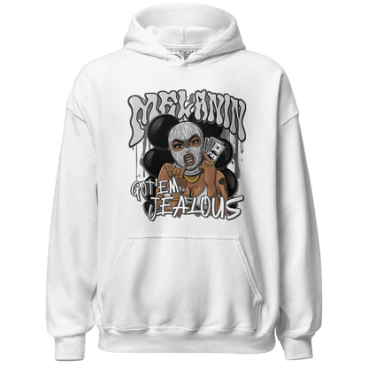 Retro High OG Black White 1s Hoodie Match Melanin Got Em Jealous - NastyJamz