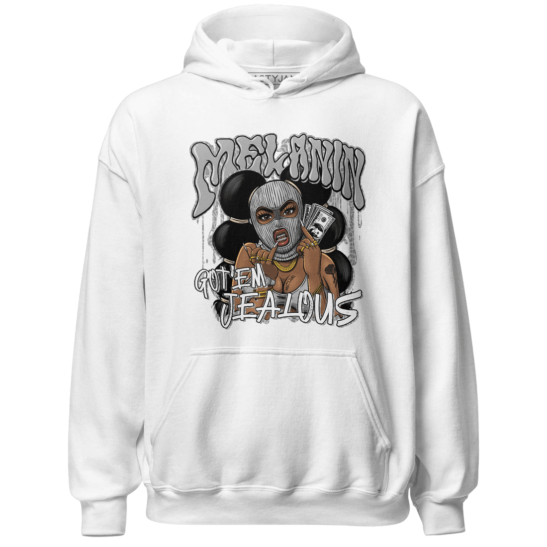 Craft Ivory 3s Hoodie Match Melanin Got Em Jealous - NastyJamz