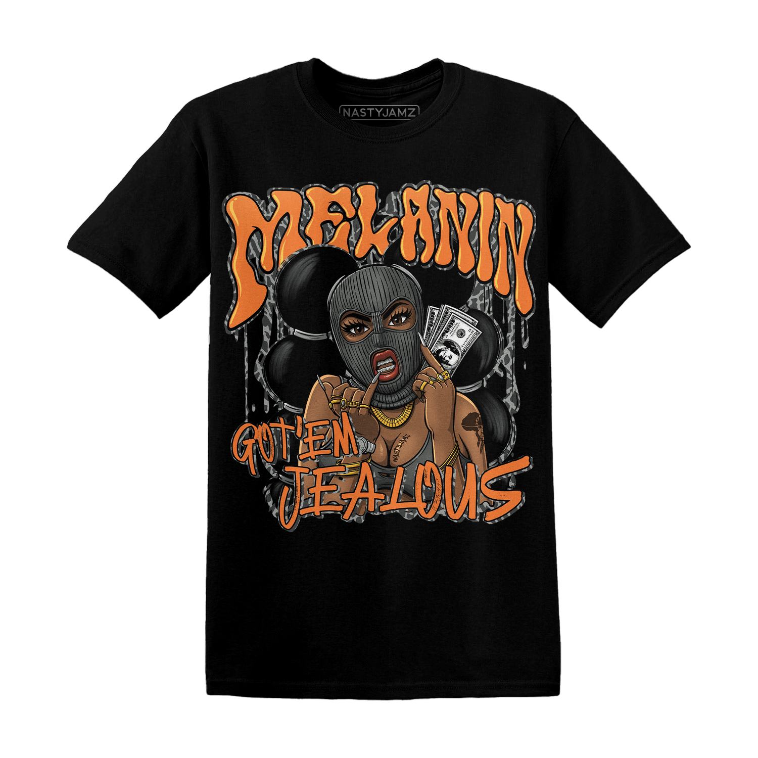 Fear Pack 3s T Shirt Match Melanin Got Em Jealous - NastyJamz