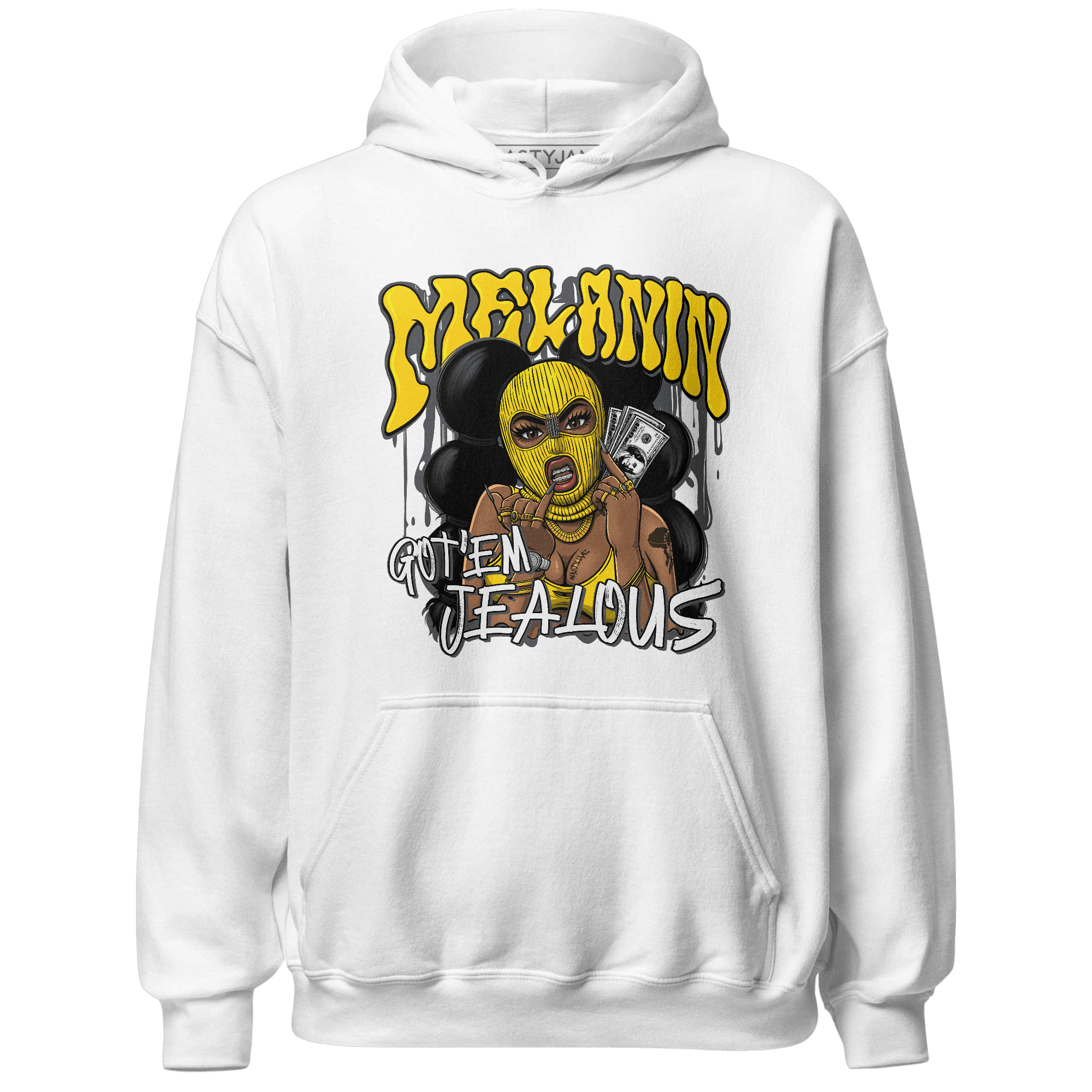 Thunder 4s Hoodie Match Melanin Got Em Jealous - NastyJamz