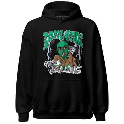 Lucky Green 5s Hoodie Match Melanin Got Em Jealous - NastyJamz