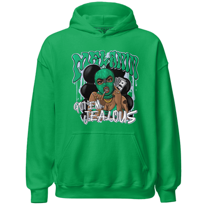 Lucky Green 5s Hoodie Match Melanin Got Em Jealous - NastyJamz