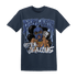 Midnight Navy 5s T Shirt Match Melanin Got Em Jealous - NastyJamz