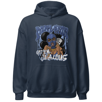 Midnight Navy 5s Hoodie Match Melanin Got Em Jealous - NastyJamz