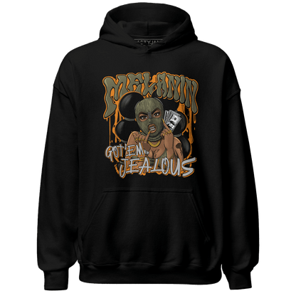 Olive 5s Hoodie Match Melanin Got Em Jealous - NastyJamz