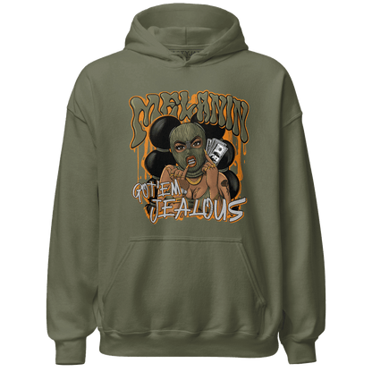 Olive 5s Hoodie Match Melanin Got Em Jealous - NastyJamz