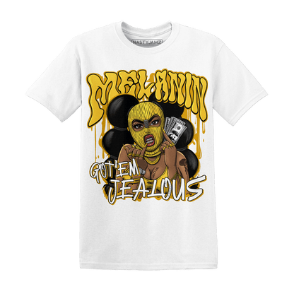 Yellow Ochre 6s T Shirt Match Melanin Got Em Jealous - NastyJamz