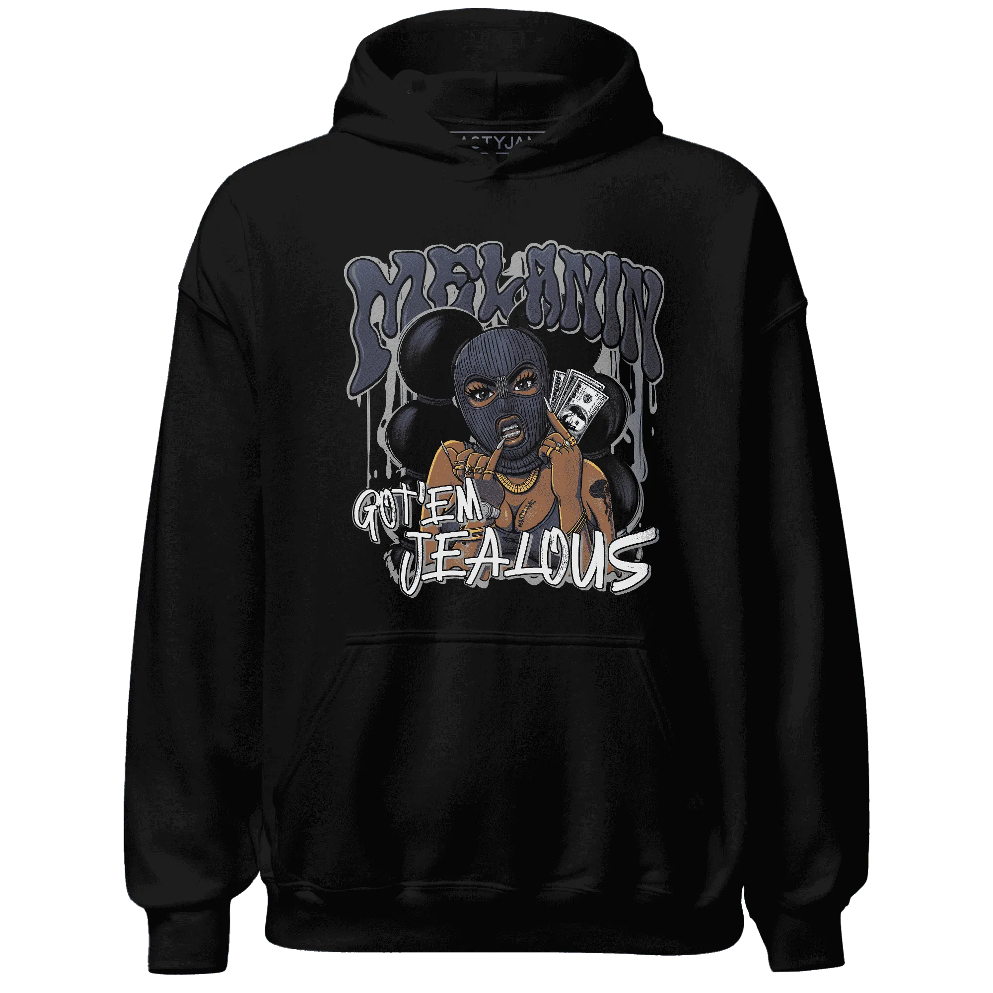 VaporMax-Plus-Midnight-Navy-White-Metallic-Silver-NastyJamz-Hoodie-Match-Melanin-Got-Em-Jealous