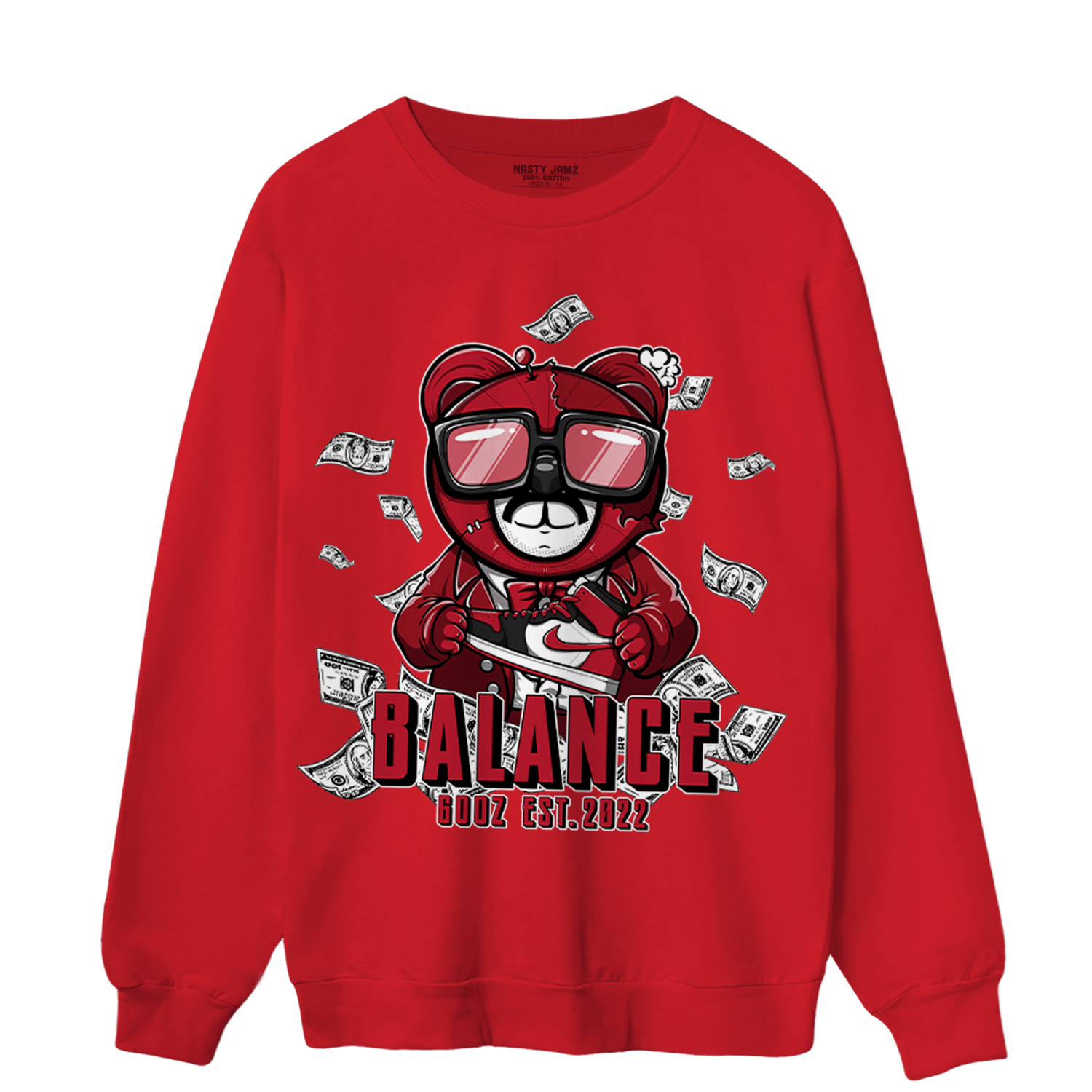 Mid Alternate Bred Toe 1s Sweatshirt Match Men BER - NastyJamz