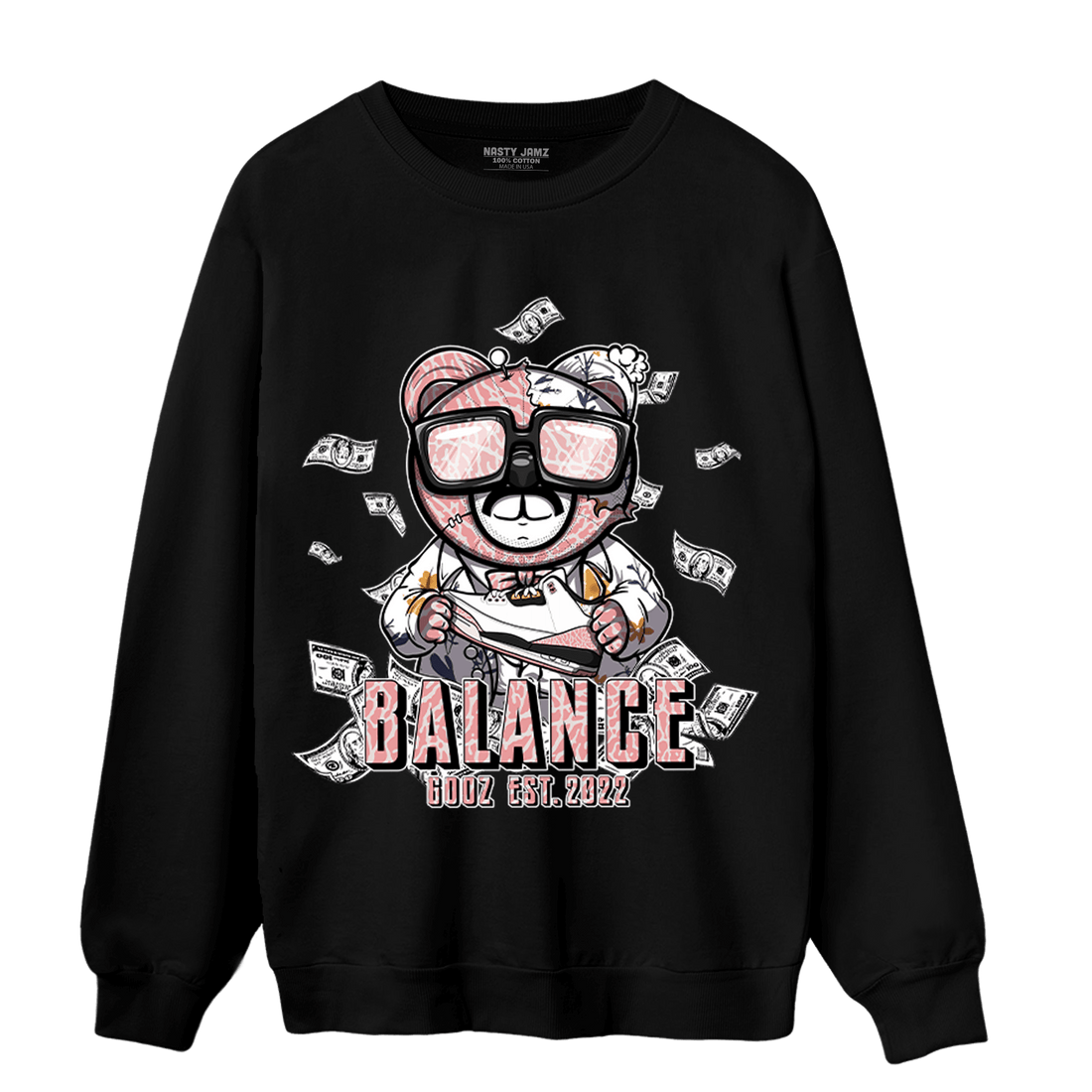 Red Stardust 3s Sweatshirt Match Men BER - NastyJamz