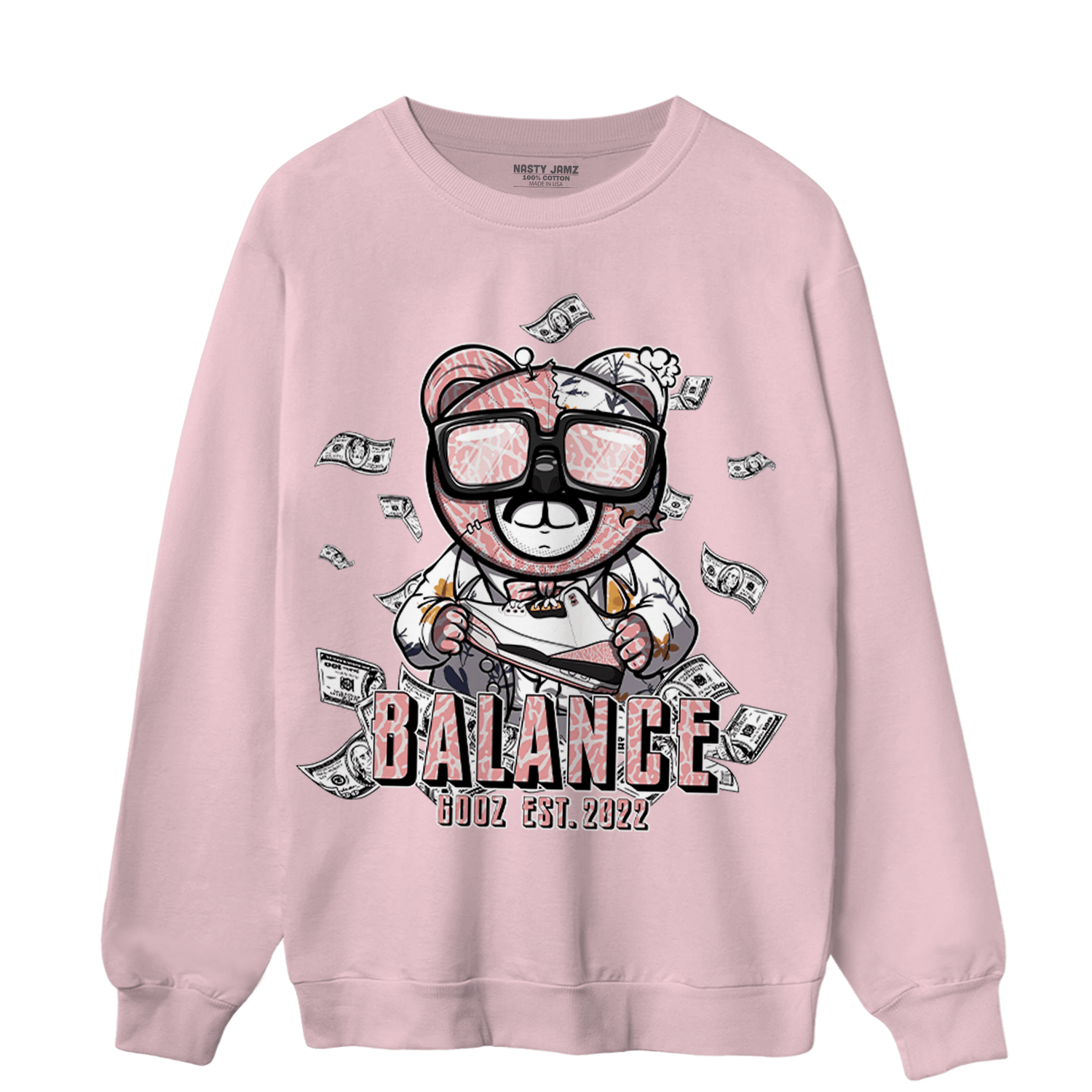 Red Stardust 3s Sweatshirt Match Men BER - NastyJamz