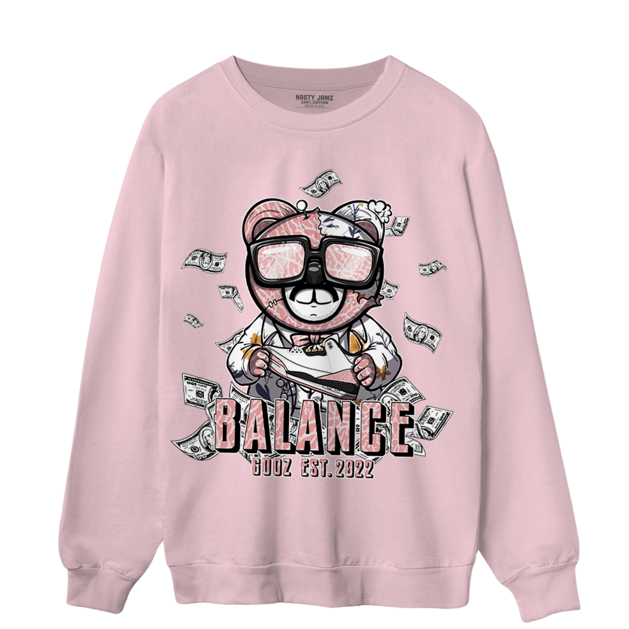 Red Stardust 3s Sweatshirt Match Men BER - NastyJamz