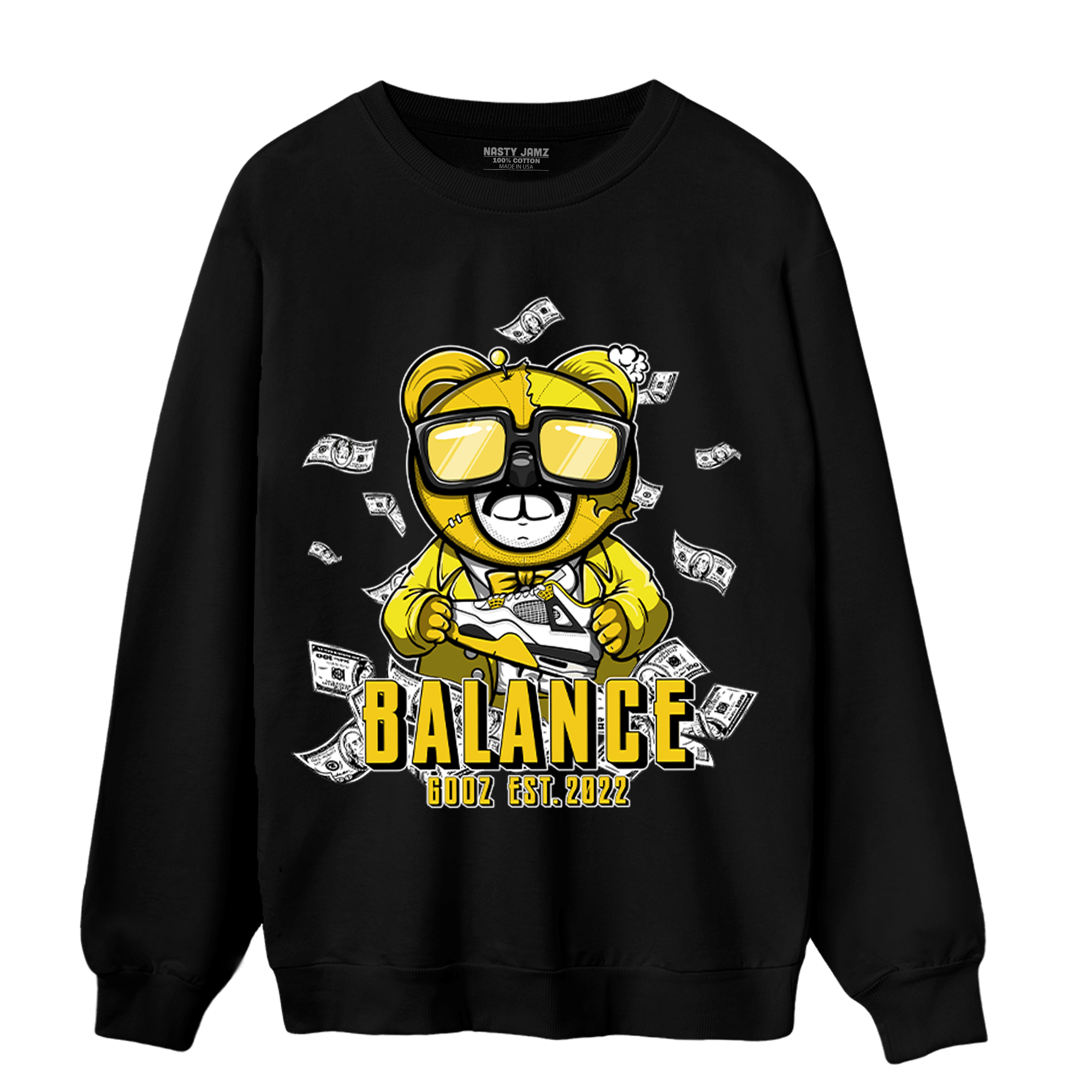 Vivid Sulfur 4s Sweatshirt Match Men BER - NastyJamz