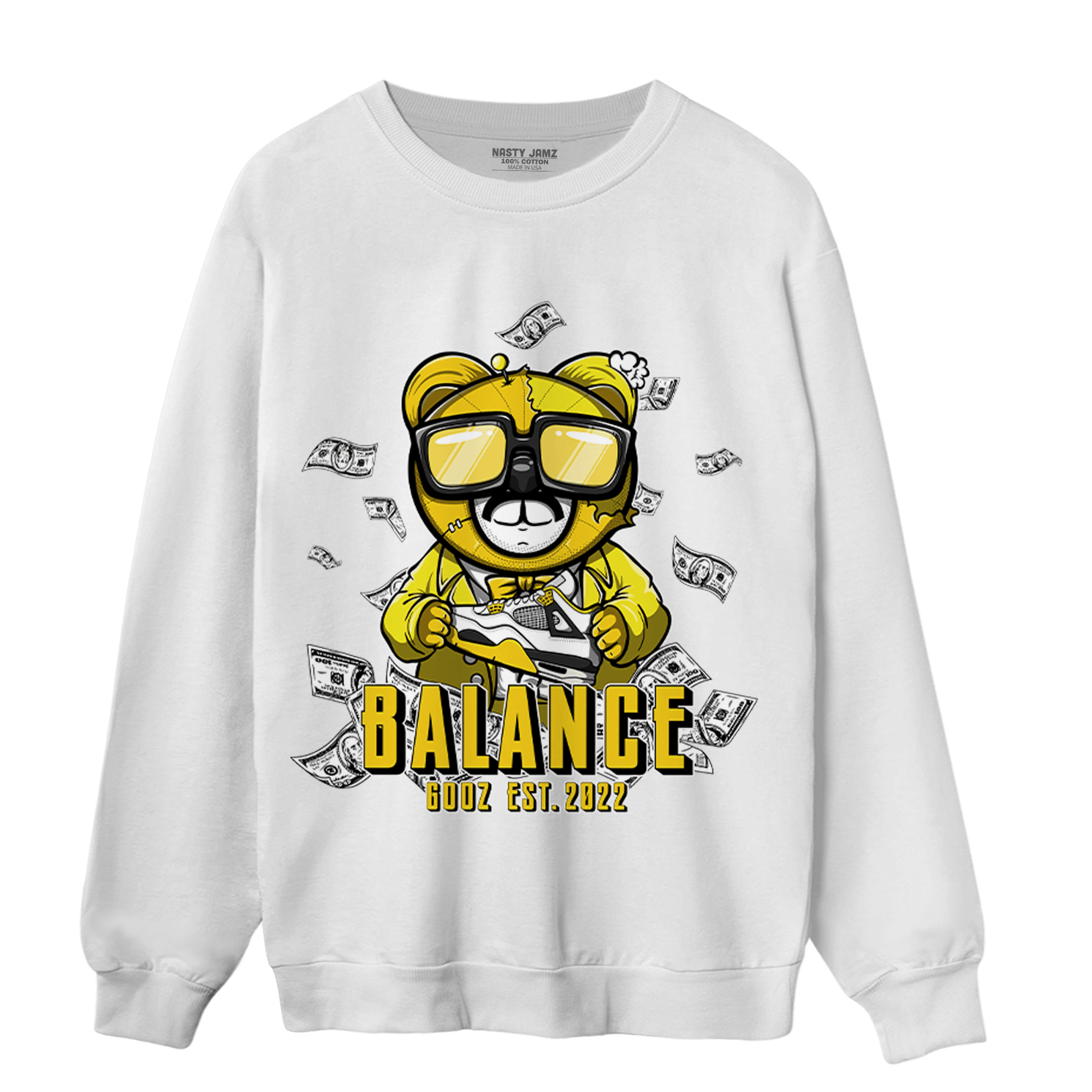 Vivid Sulfur 4s Sweatshirt Match Men BER - NastyJamz