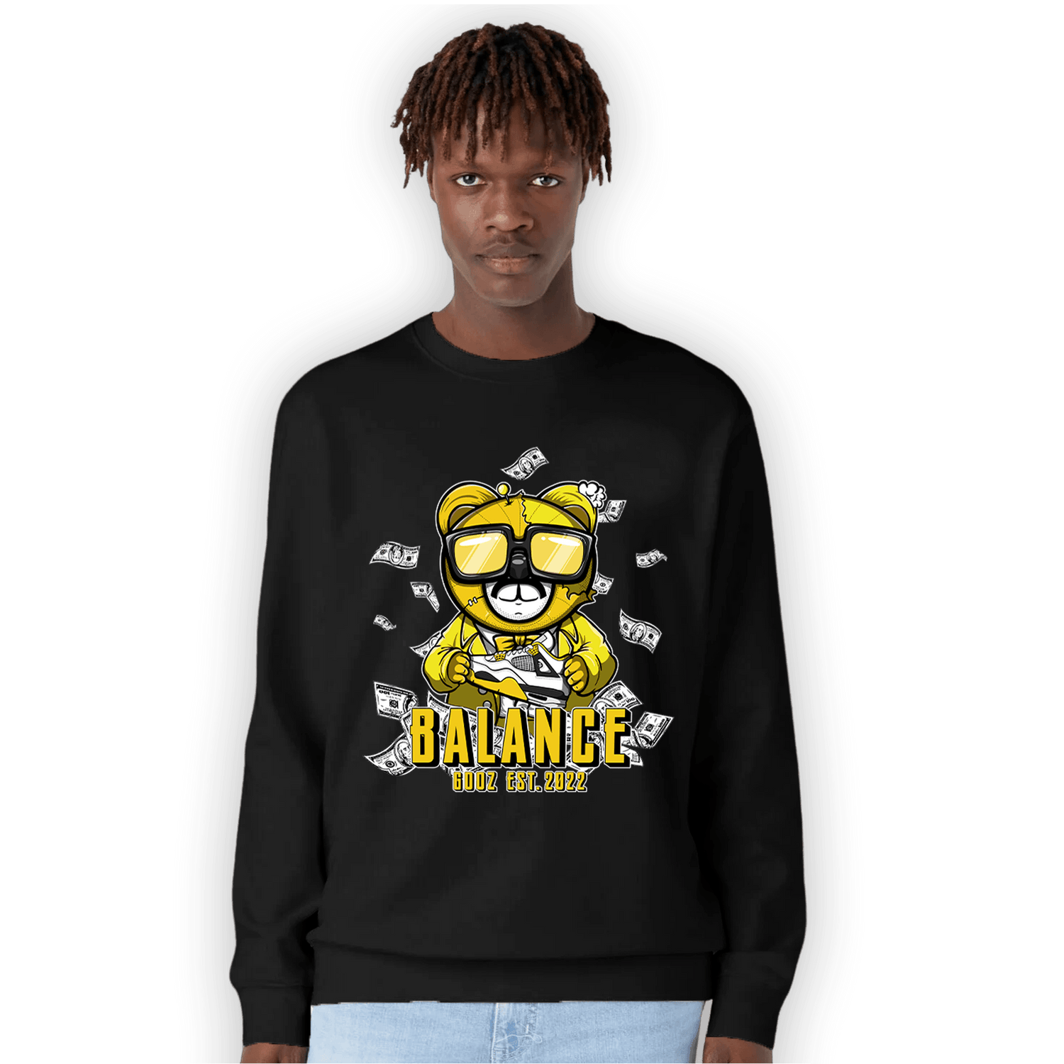 Vivid Sulfur 4s Sweatshirt Match Men BER - NastyJamz