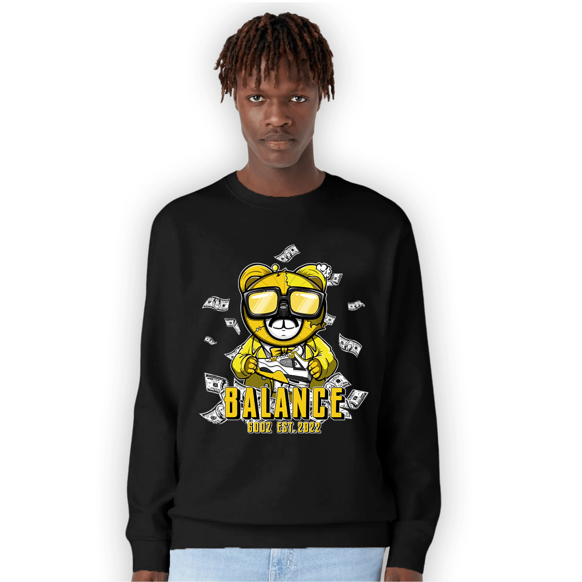 Vivid Sulfur 4s Sweatshirt Match Men BER - NastyJamz